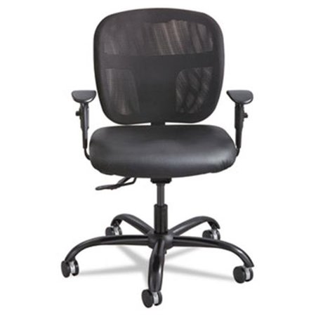 SAFCO Safco Products 3397BV Vue Intensive Use Mesh Task Chair; Vinyl Seat; Black 3397BV